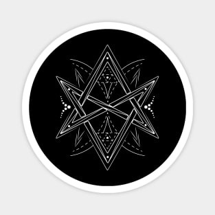 Unicursal Hexagram | Pagan Symbol Magnet